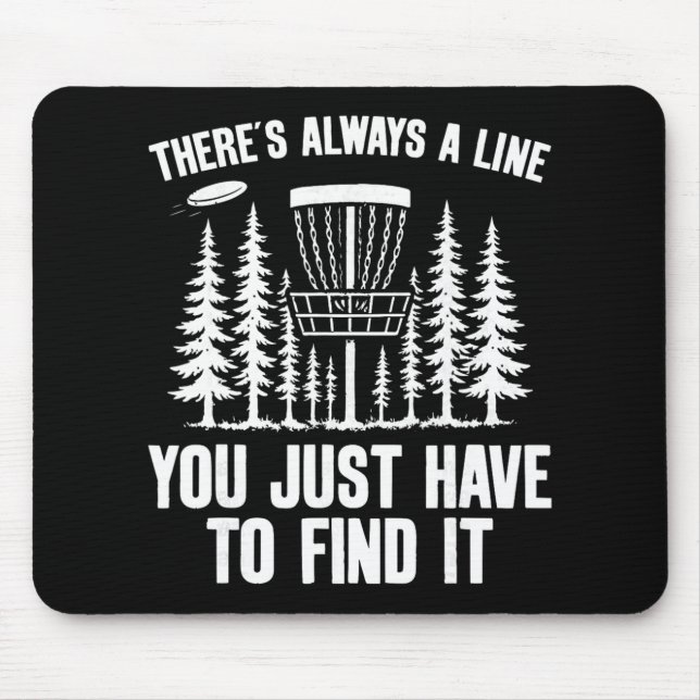 Disc Golf Funny _1  Mouse Pad (Front)