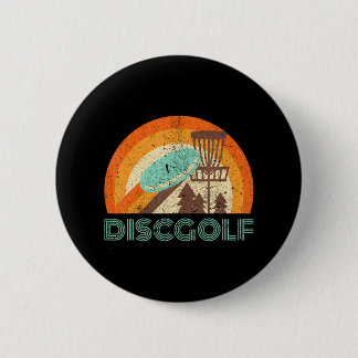 Disc Golf Funny Frisbee Disc Golf 6 Cm Round Badge