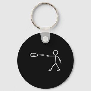 Disc Golf Funny Frisbee Frolf Men Women Kids  Key Ring