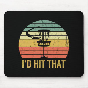 Disc Golf Funny Frisbee Sport Father's Day Mouse Pad