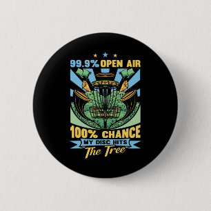Disc Golf Gift Disc Golfer Stuff And Accessories F 6 Cm Round Badge