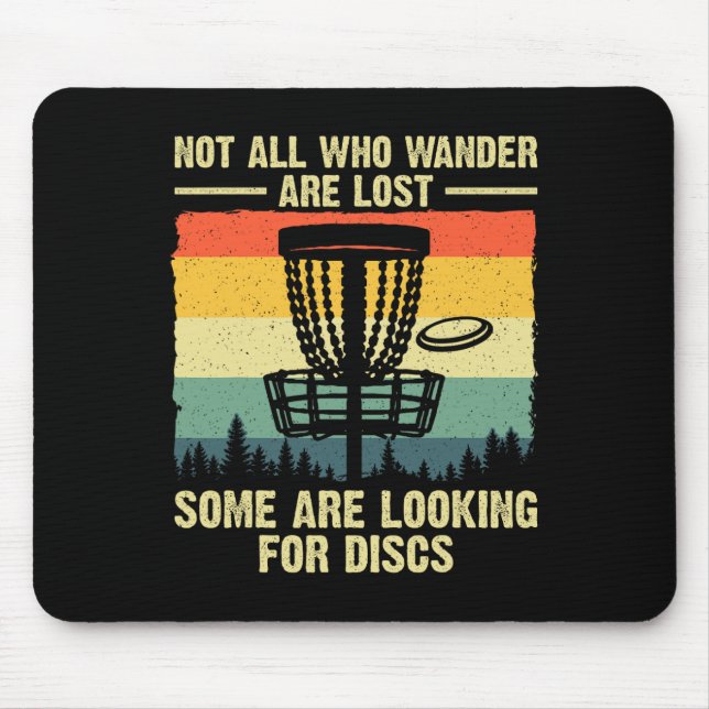 Disc Golf Gift Disc Golfer Stuff And Accessories U Mouse Pad (Front)