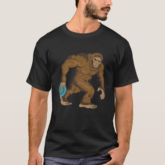 Disc Golf Gifts "Bigfoot Disc Golf" Men & Women T-Shirt (Front)