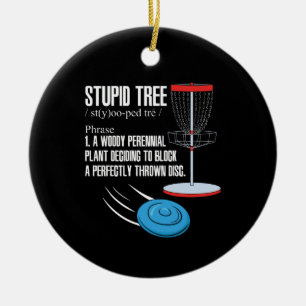Disc Golf Gifts Ceramic Ornament