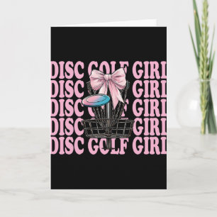 Disc Golf Girl Disc Golf Mum Mother's Day Discgolf Card