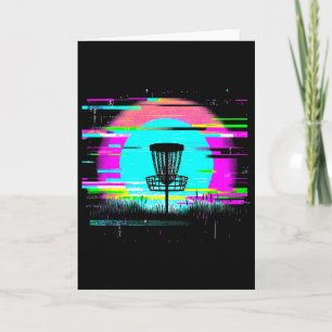 Disc Golf Glitch - Vintage Disc Golf Lover Card