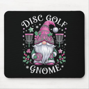 Disc Golf Gnome Christmas Spirit Fun Holiday Vibes Mouse Pad