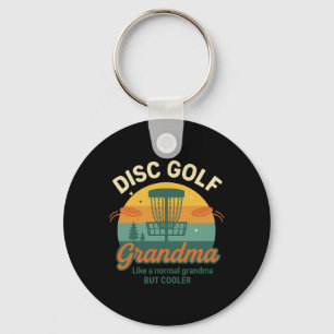 Disc Golf Grandma Putt Queen Arc Key Ring