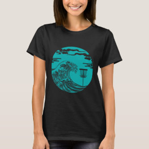 Disc Golf Graphic Art Fibonacci Wave Sket Way Of D T-Shirt