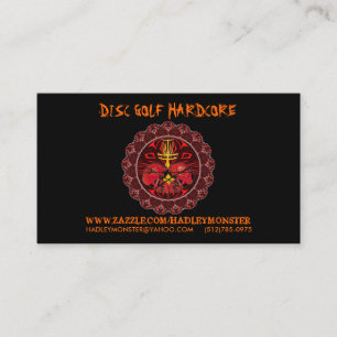 Disc Golf Hardcore Biz Cards