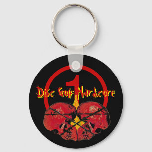 Disc Golf Hardcore Key Ring