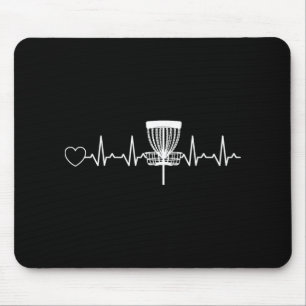 Disc Golf Heartbeat Disc Golf Sket Disc Golf Mouse Pad