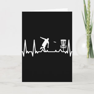Disc Golf Heartbeat Target Sket Golfer Electrocard Card