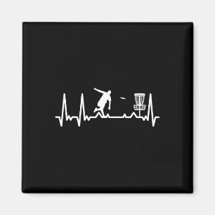 Disc Golf Heartbeat Target Sket Golfer Electrocard Magnet