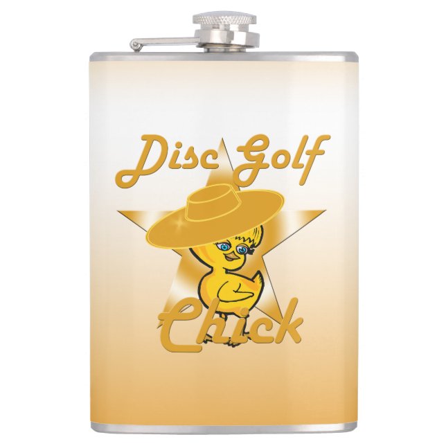 Disc Golf  Hip Flask (Front)