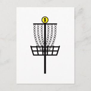 Disc Golf Hole Postcard