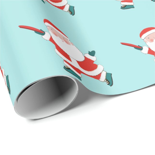 Disc Golf Holiday Gift Wrapping Paper (Roll Corner)