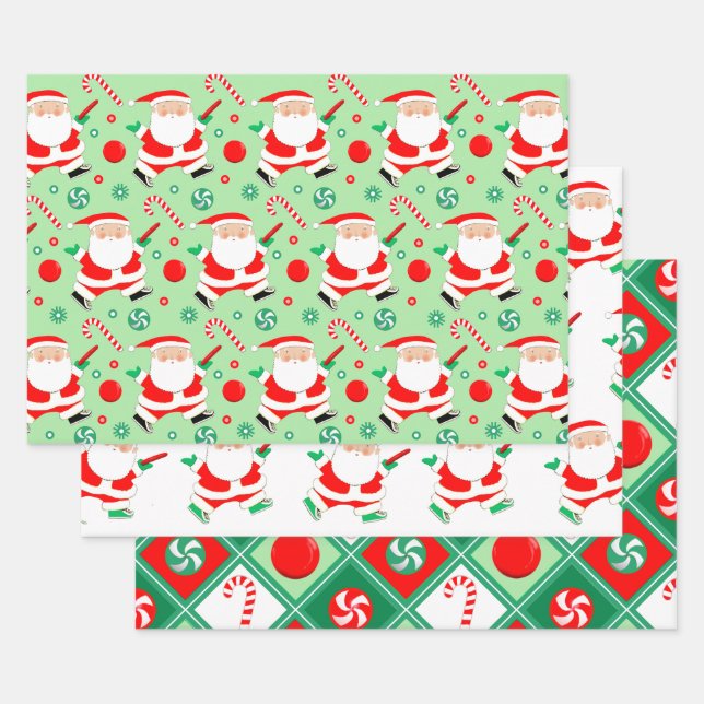 Disc Golf Holiday Gift Wrapping Paper (Set)