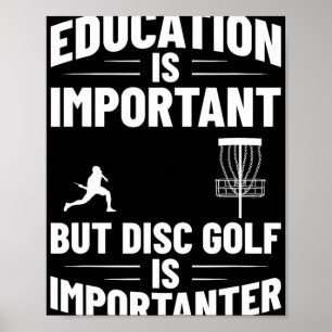 Disc Golf Humour Disc Golf Player Frisbee Disc Gol Poster