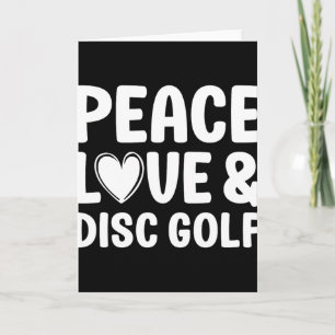 Disc Golf I Love Disc Golf For Men And Women _1 Card