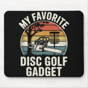 Disc Golf Joke My Favourite Disc Golf Gadget Mouse Pad