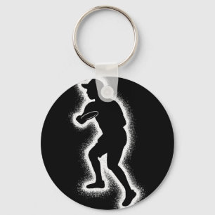 Disc Golf Kids Boys Men Disc Golfer Player  Key Ring