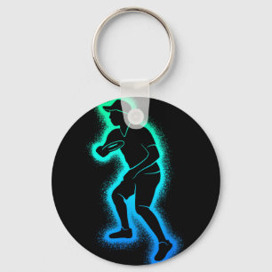 Disc Golf Kids Men Boys Disc Golfer Player Key Ring