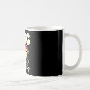 Disc Golf King Retro Forest Sunset  Coffee Mug