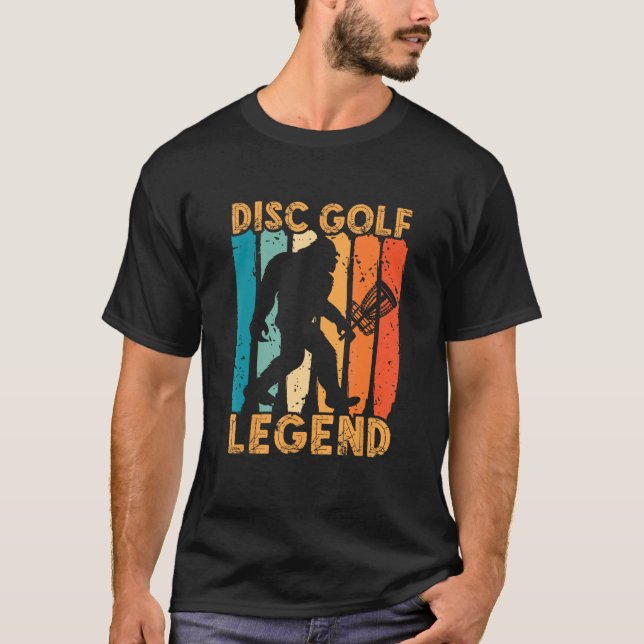 Disc Golf Legend Retro Frisbee Golf Frolf Flying D T-Shirt (Front)