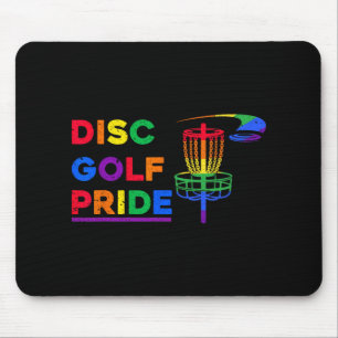 Disc Golf Lgbtq Rainbow Colour Gay Pride Month Lgb Mouse Pad