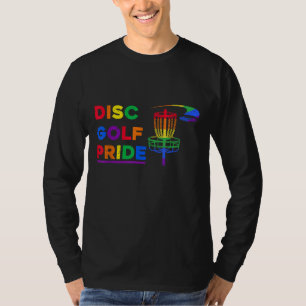 Disc Golf LGBTQ Rainbow Colour Gay Pride Month LGB T-Shirt