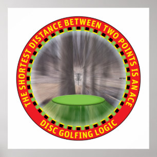 Disc Golf Logic #1 Poster