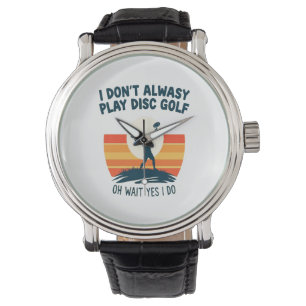 Disc Golf Lover T-Shirt Design Watch