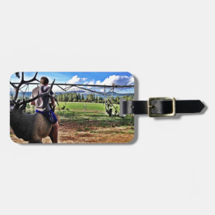 disc golf luggage tag