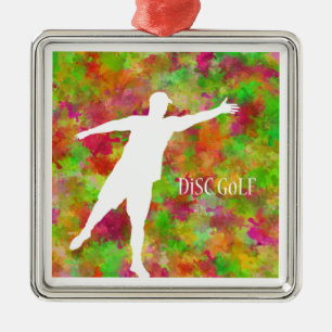 Disc Golf Metal Ornament