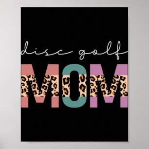 Disc Golf Mum Funny Golf Golfing Lovers Gift Mum L Poster
