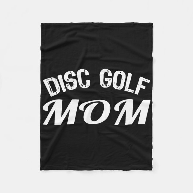 Disc Golf Mum Tee  Fleece Blanket (Front)