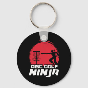 Disc Golf Ninja Frisbee Disc Golfer Disc Player Di Key Ring