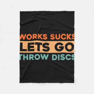 Disc Golf Outdoor Sport - Frisbee Golf _5  Fleece Blanket