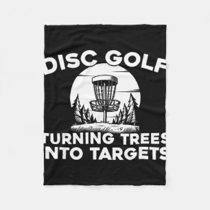 Disc Golf Outdoor Sport - Frisbee Tree _1  Fleece Blanket