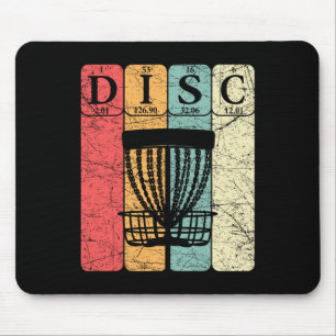 Disc Golf Periodic Table Elements Frolf Player Vin Mouse Pad