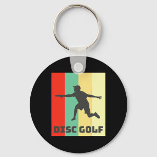 Disc Golf Player Disc Golf Sport Outdoor Recreatio Key Ring