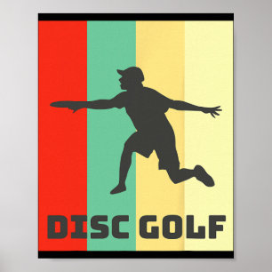 Disc Golf Player Disc Golf Sport Outdoor Recreatio Poster