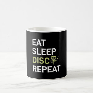 Disc Golf Player   Eat Sleep Disc Golf Repeat Coffee Mug