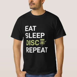 Disc Golf Player Eat Sleep Disc Golf Repeat T-Shirt
