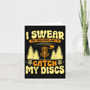 Disc Golf Player Funny Card