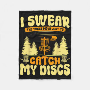 Disc Golf Player Funny  Fleece Blanket