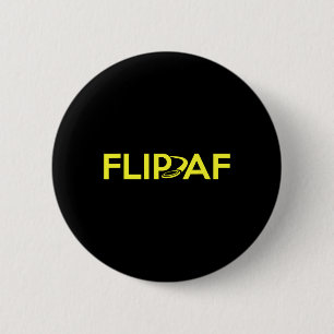 Disc Golf Player - Funny Flip Disc Golfer 6 Cm Round Badge