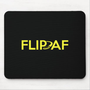 Disc Golf Player - Funny Flip Disc Golfer Mouse Pad