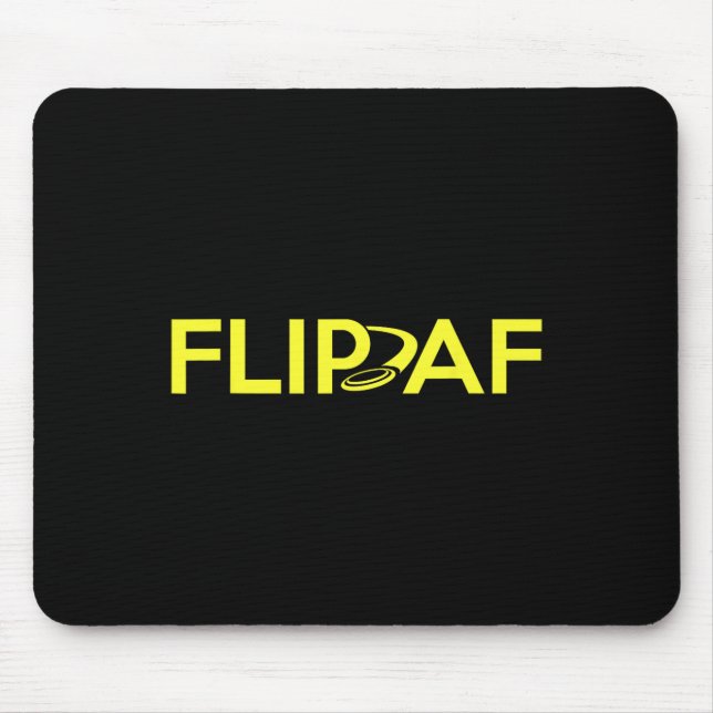Disc Golf Player - Funny Flip Disc Golfer  Mouse Pad (Front)